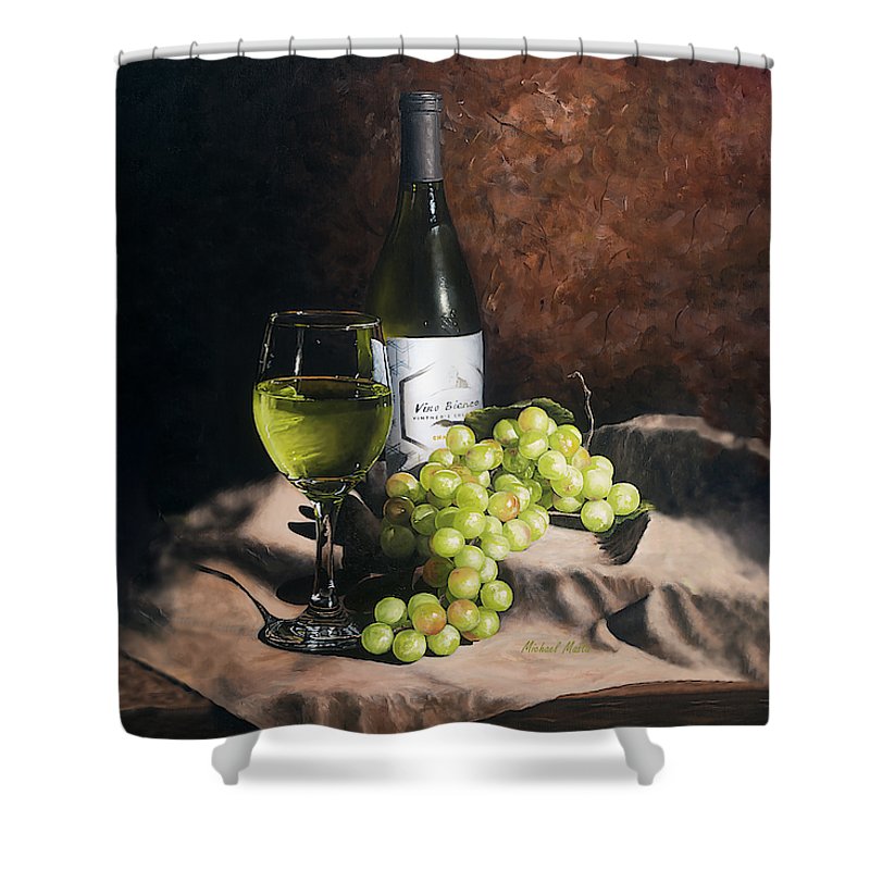 Vino Bianco - Shower Curtain