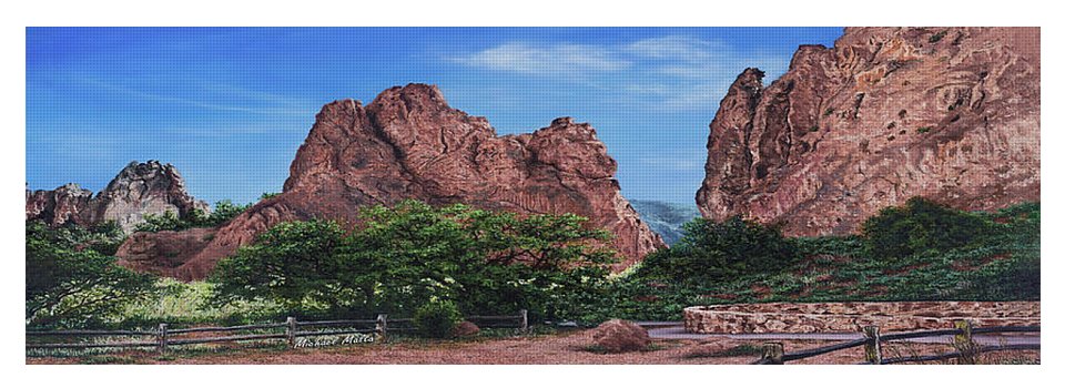North & South Gateway Rocks - Yoga Mat