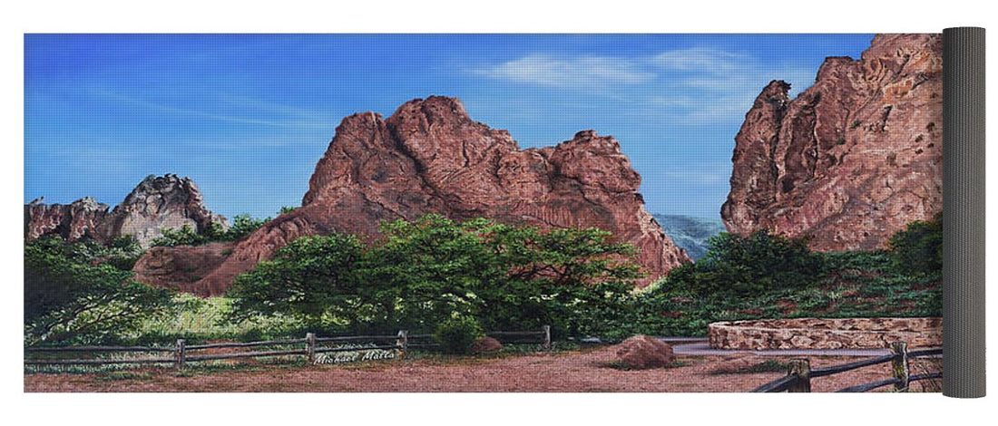 North & South Gateway Rocks - Yoga Mat