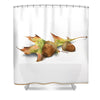 Autumn Oak And Acorns - Shower Curtain