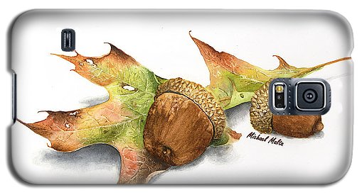 Autumn Oak And Acorns - Phone Case