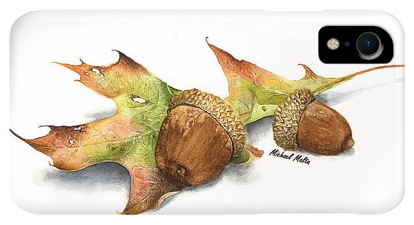 Autumn Oak And Acorns - Phone Case