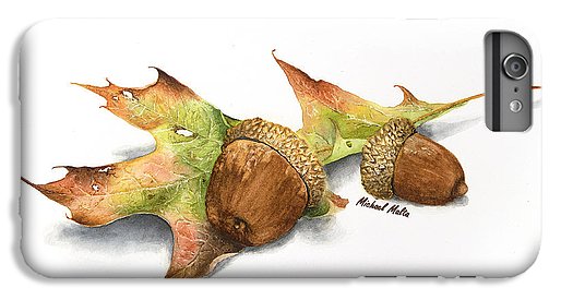 Autumn Oak And Acorns - Phone Case