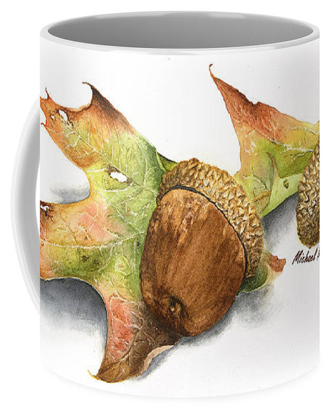 Autumn Oak And Acorns - Mug