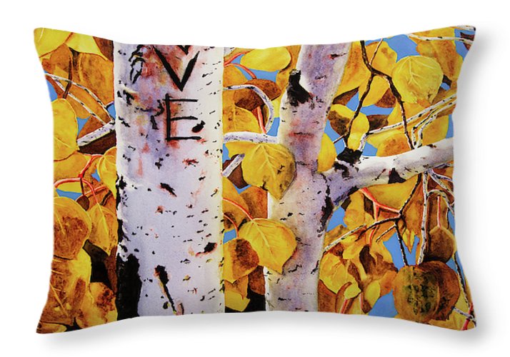 Quaking Aspens - Throw Pillow