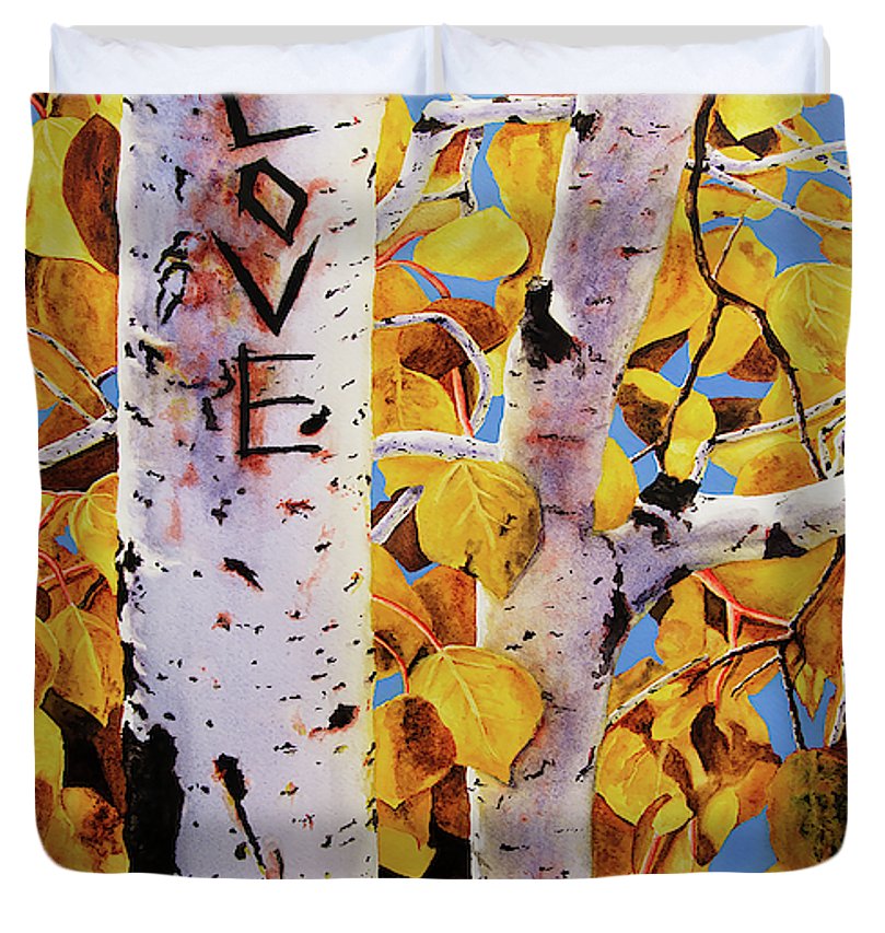 Quaking Aspens - Duvet Cover