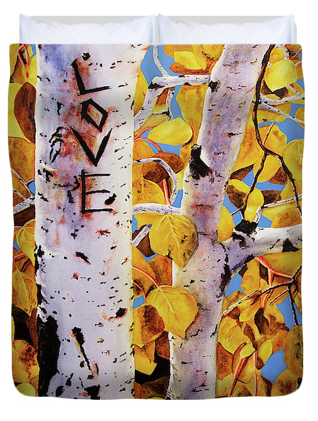 Quaking Aspens - Duvet Cover