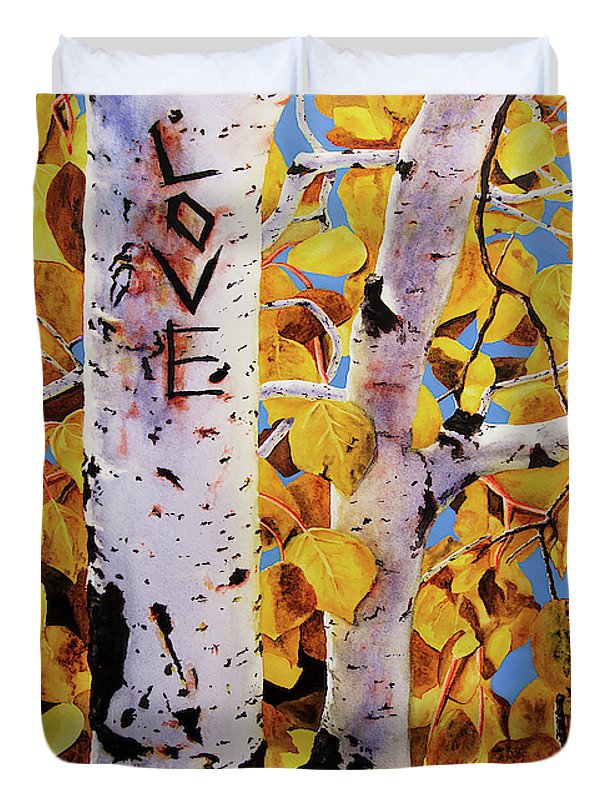 Quaking Aspens - Duvet Cover