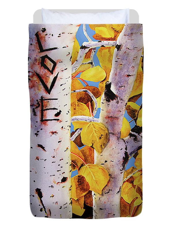 Quaking Aspens - Duvet Cover