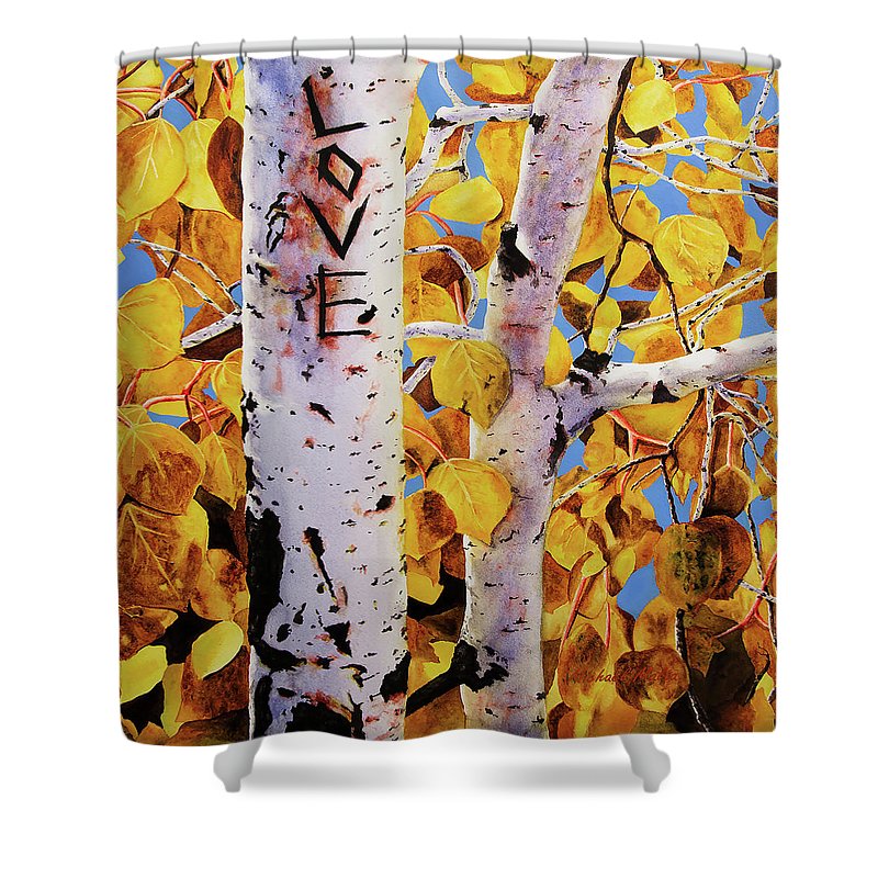 Quaking Aspens - Shower Curtain