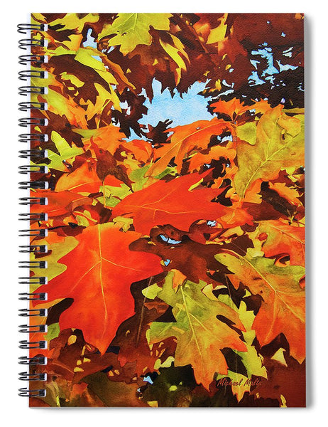 Burst Of Autumn - Spiral Notebook