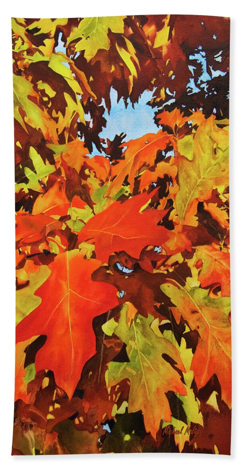 Burst Of Autumn - Beach Towel