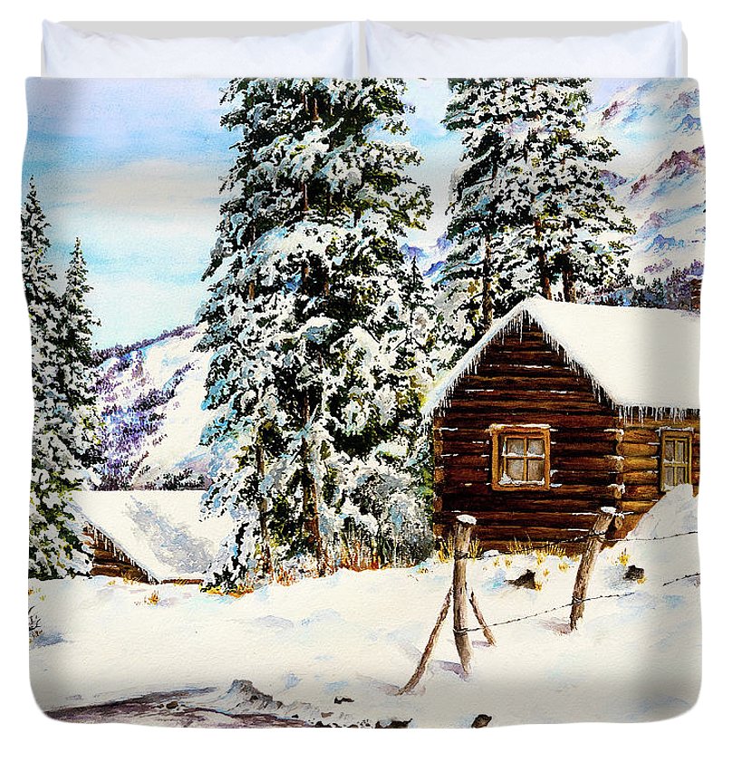 Snowy Retreat - Duvet Cover