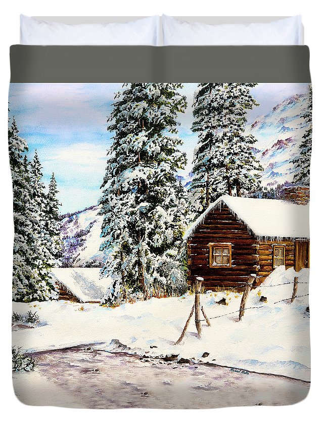 Snowy Retreat - Duvet Cover