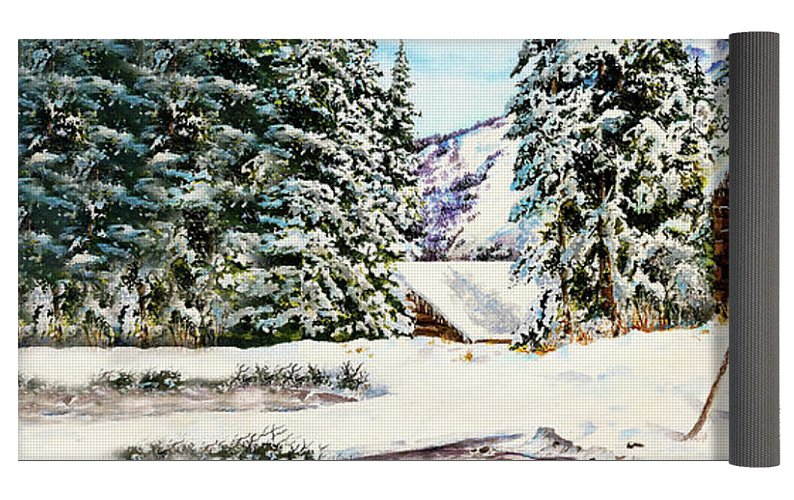 Snowy Retreat - Yoga Mat