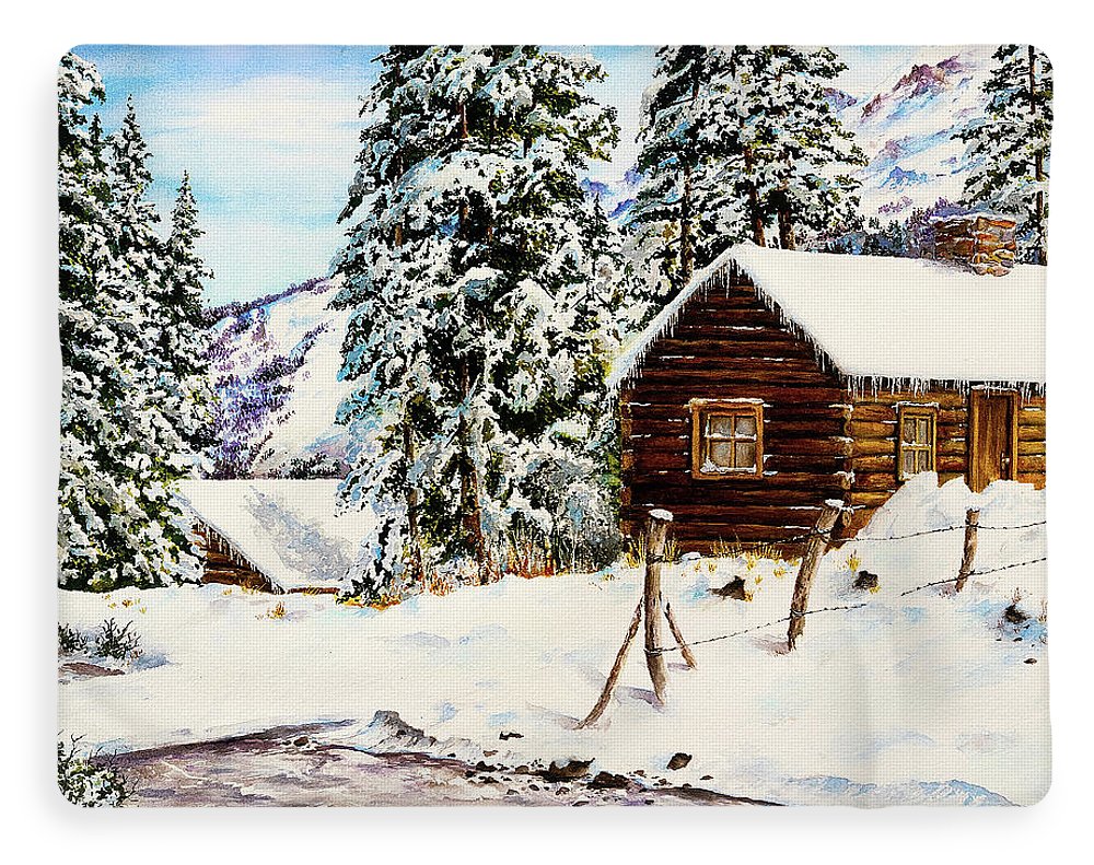 Snowy Retreat - Blanket