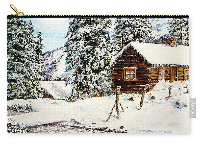 Snowy Retreat - Carry-All Pouch