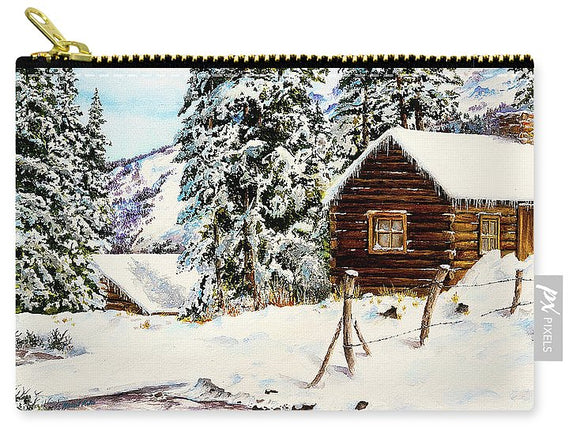 Snowy Retreat - Carry-All Pouch