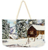 Snowy Retreat - Weekender Tote Bag