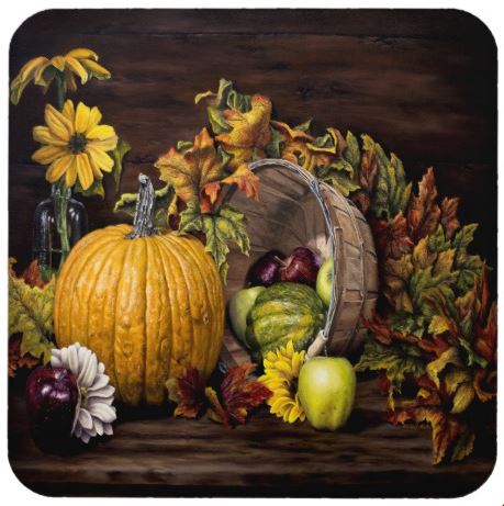 A Touch Of Autumn - Plastic Coaster Set