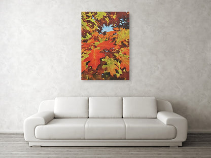 Burst Of Autumn - Wood Print