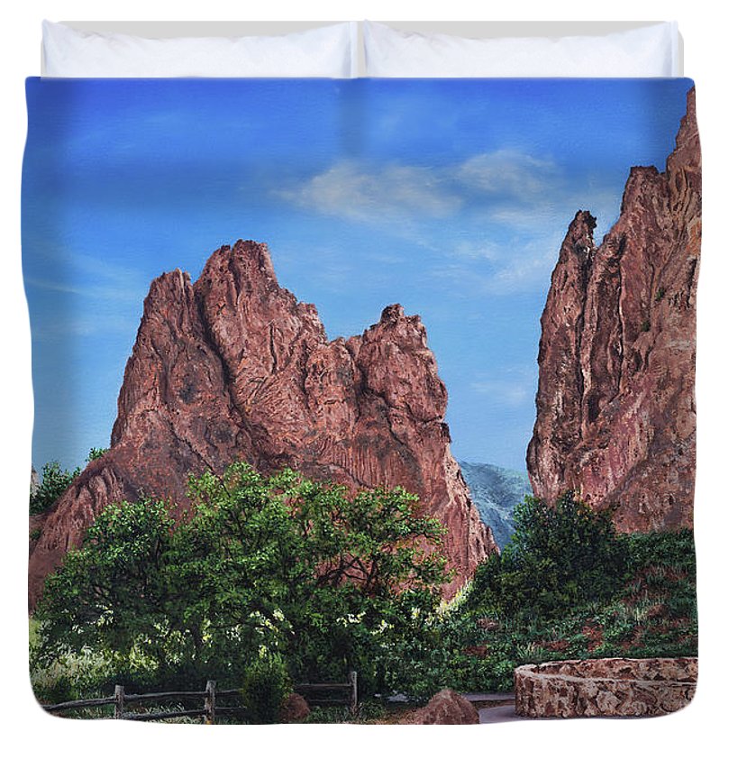 North & South Gateway Rocks - Duvet Cover