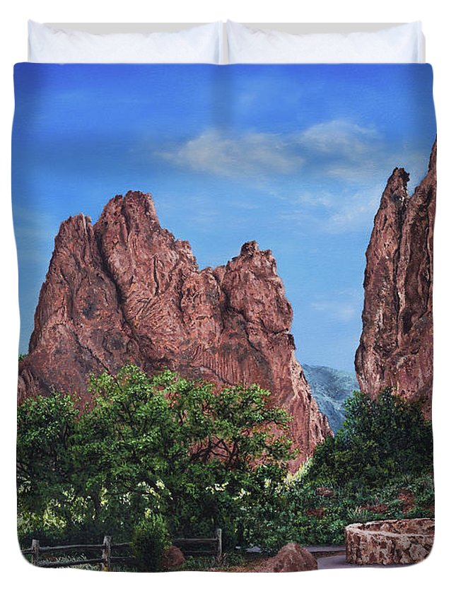 North & South Gateway Rocks - Duvet Cover