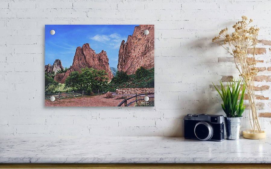 North &amp; South Gateway Rocks - Acrylic Print