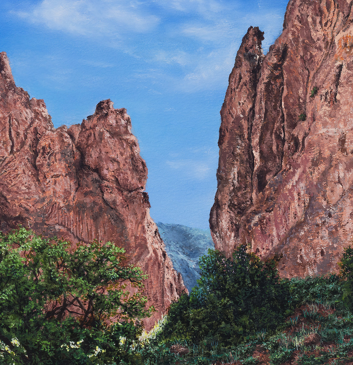 North &amp; South Gateway Rocks - Original - SOLD