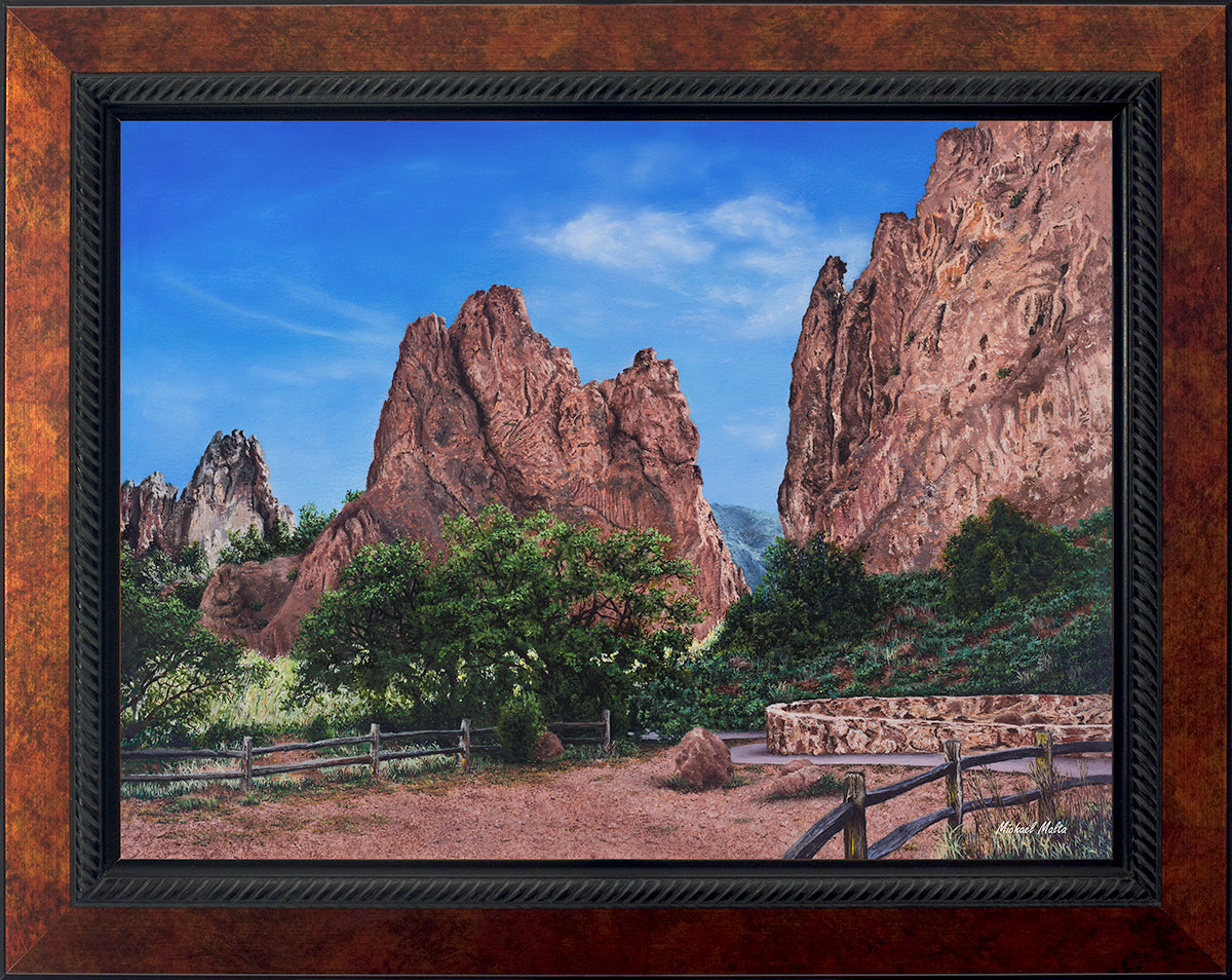 North &amp; South Gateway Rocks - Original - SOLD