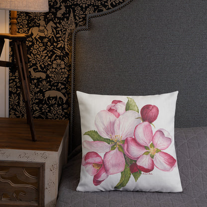 Apple Blossoms - Premium Pillow