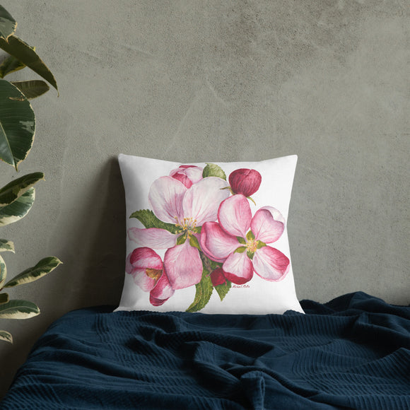Apple Blossoms - Premium Pillow