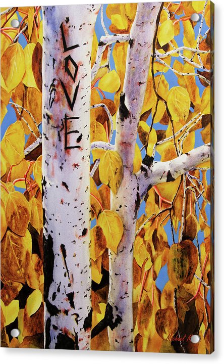 Quaking Aspens - Acrylic Print