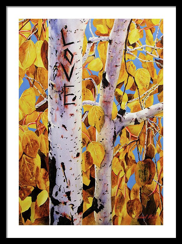 Quaking Aspens - Framed Print