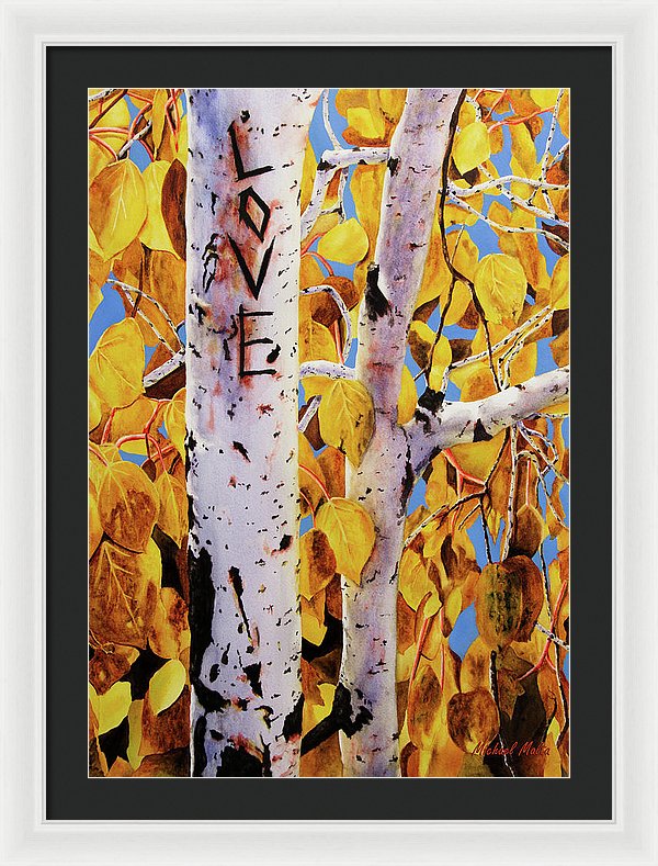 Quaking Aspens - Framed Print