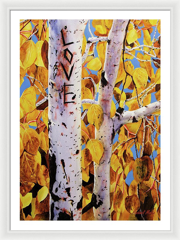 Quaking Aspens - Framed Print