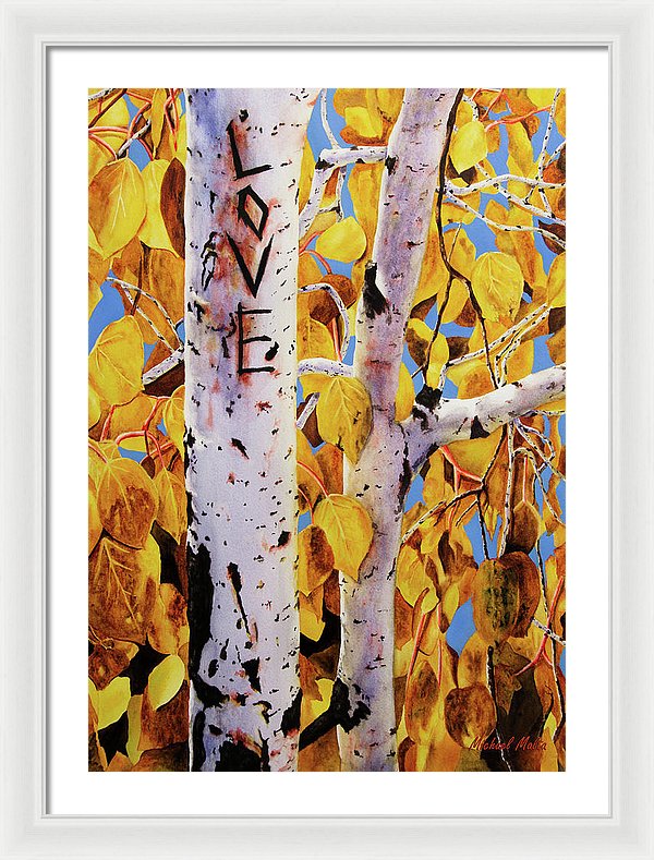 Quaking Aspens - Framed Print