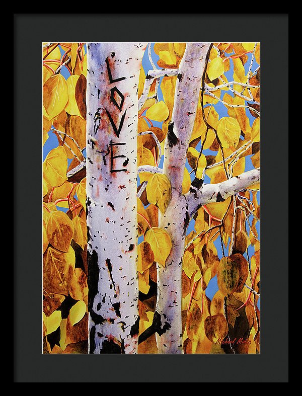 Quaking Aspens - Framed Print