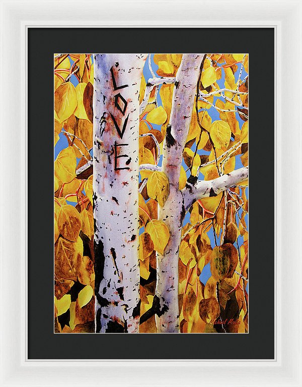 Quaking Aspens - Framed Print