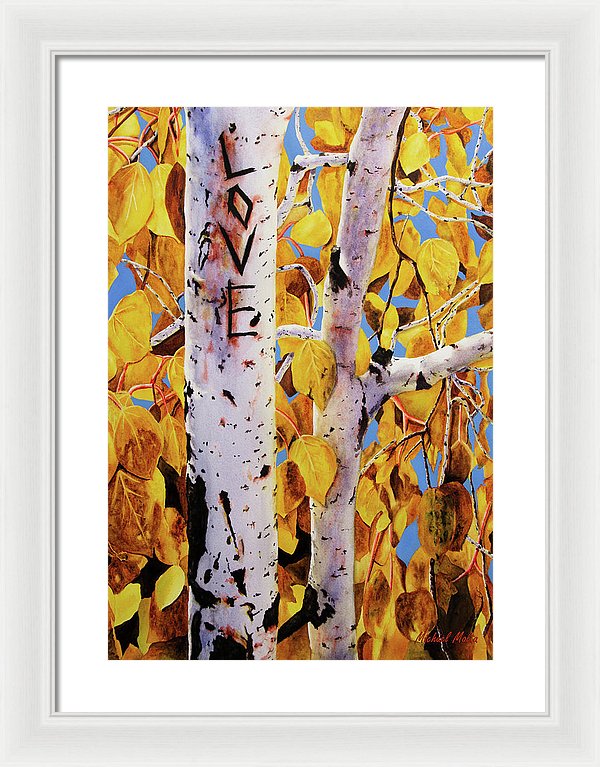 Quaking Aspens - Framed Print