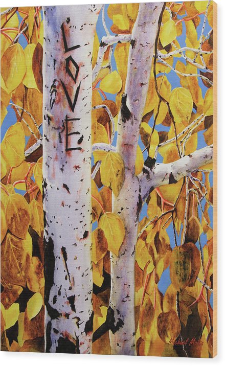 Quaking Aspens - Wood Print