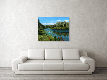 River View - Metal Print