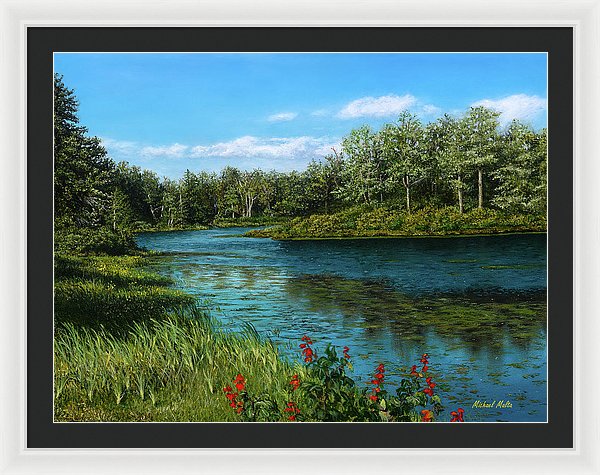 River View - Framed Print