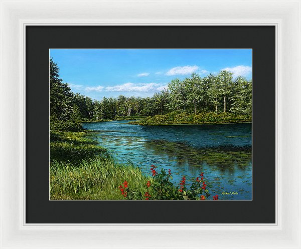 River View - Framed Print