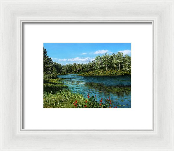 River View - Framed Print