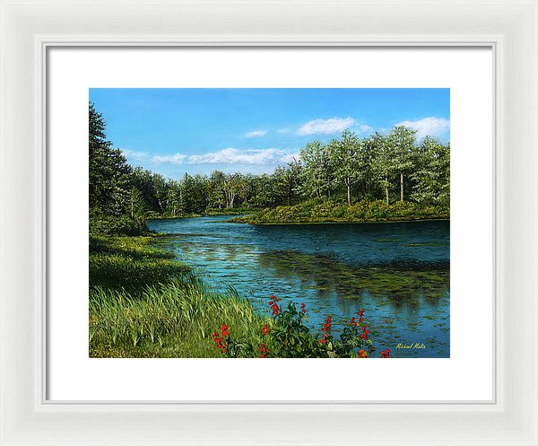 River View - Framed Print