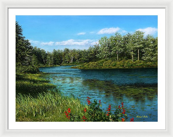 River View - Framed Print