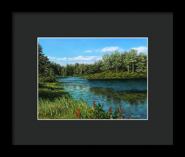 River View - Framed Print