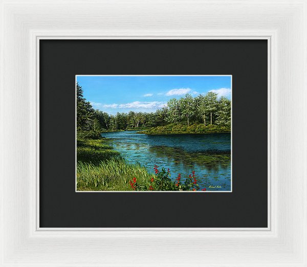 River View - Framed Print