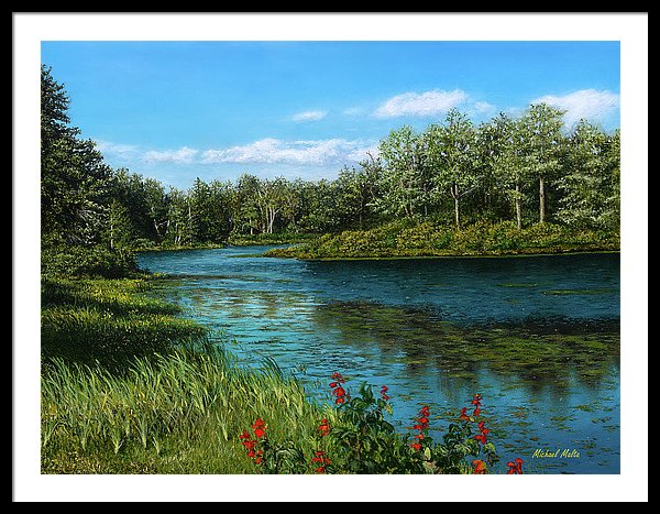 River View - Framed Print